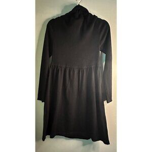Women XL Black Sweater Dress Dark Romantic Whymsigoth Academia Officecore Knit